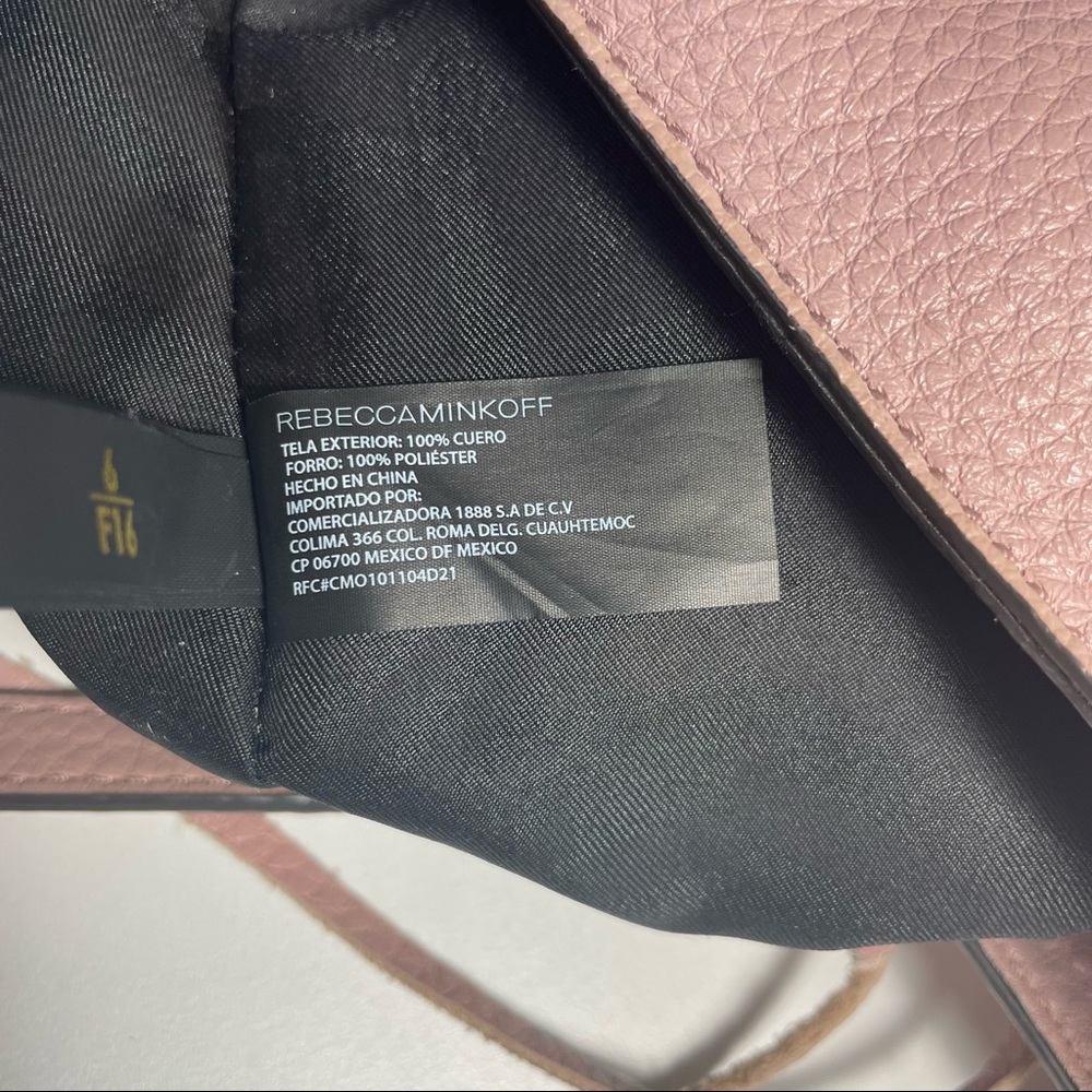Rebecca Minkoff dusty pink Regan leather satchel - Picture 8 of 16